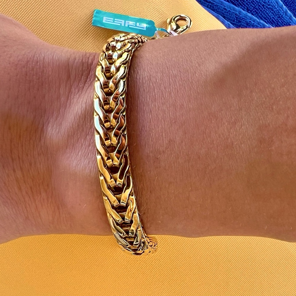 EFFY men’s 14k gold-plated bracelet